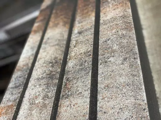 Бордюр садовый 1000х200х80 №22 "Агат оранжевый", фактура гладкий, гранитная, мрамор-2