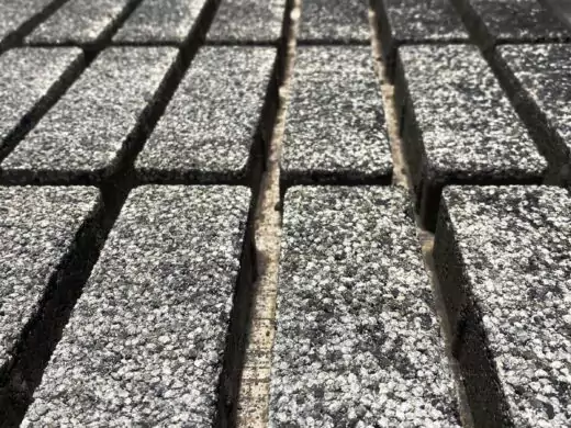 Тротуарная плитка Паркетик 180х60 №15 "Антрацит", фактура гладкий, гранитная, мрамор, высота 40 мм-4